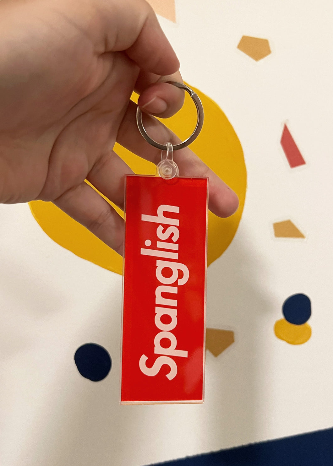 Spanglish Keychain